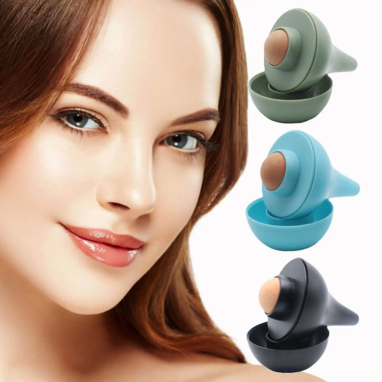 Oil Absorbing Volcanic Face Roller Reusable Massage Portable Reduce