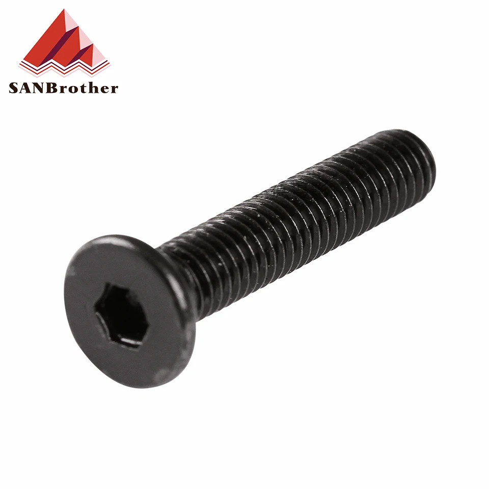 3D Printer Parts M5 Low Profile Screws M5*6/8/10/12/15/20/25/30mm black color M5 Low Profile Screws