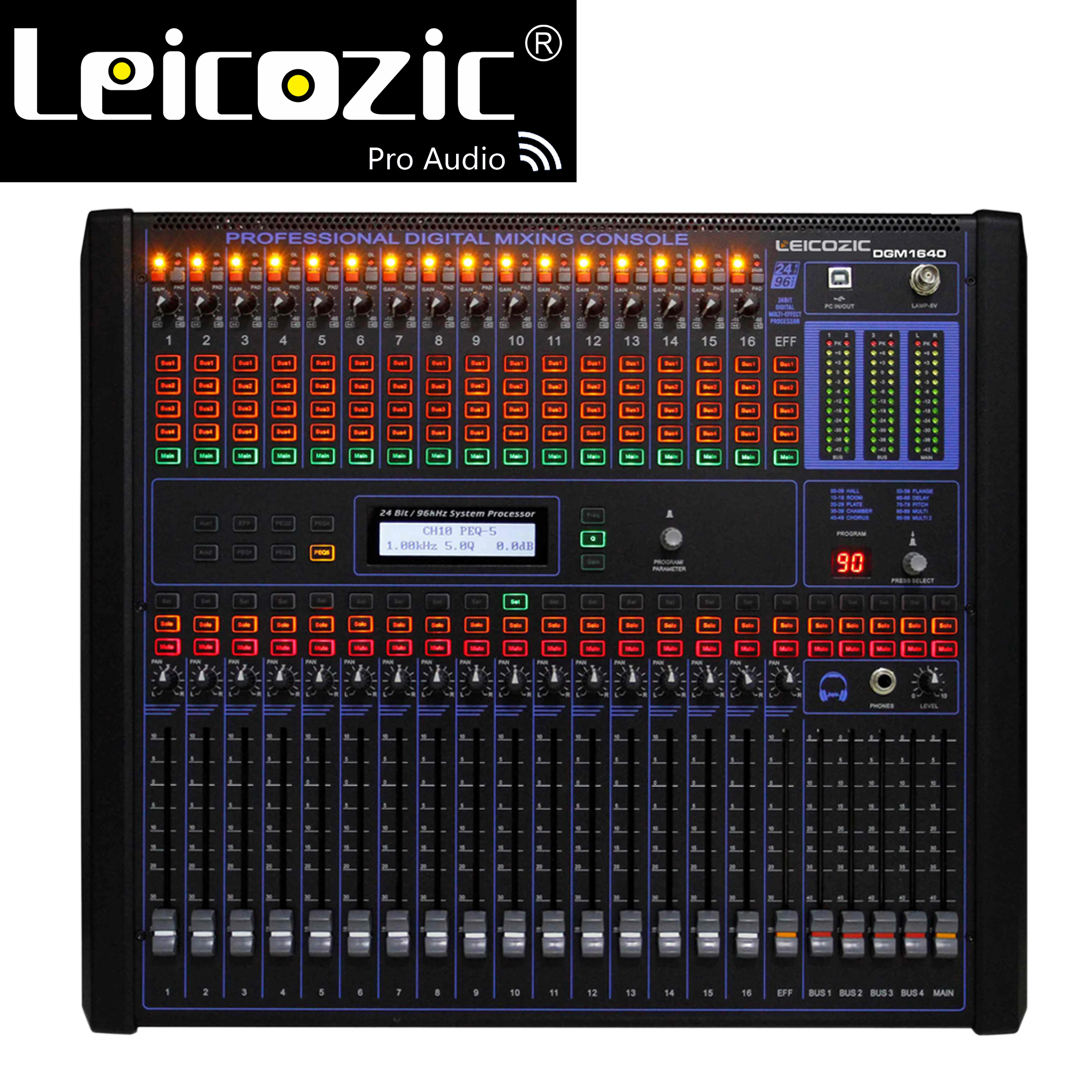 Leicozic 16 Channel Digital Audio Mixer 19