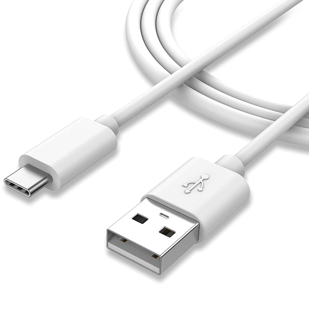 Тип C круглый провод 2,4 A USB синхронный кабель для передачи данных типа C - Цвет: Красный