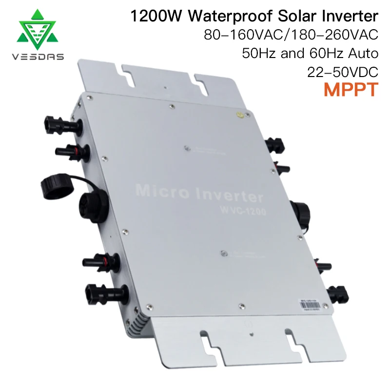  IP65 on Grid Tie Inverter 1200W MPPT Smart Micro Solar inverter pure sine wave inverter Board DC 22 - 4000244322396