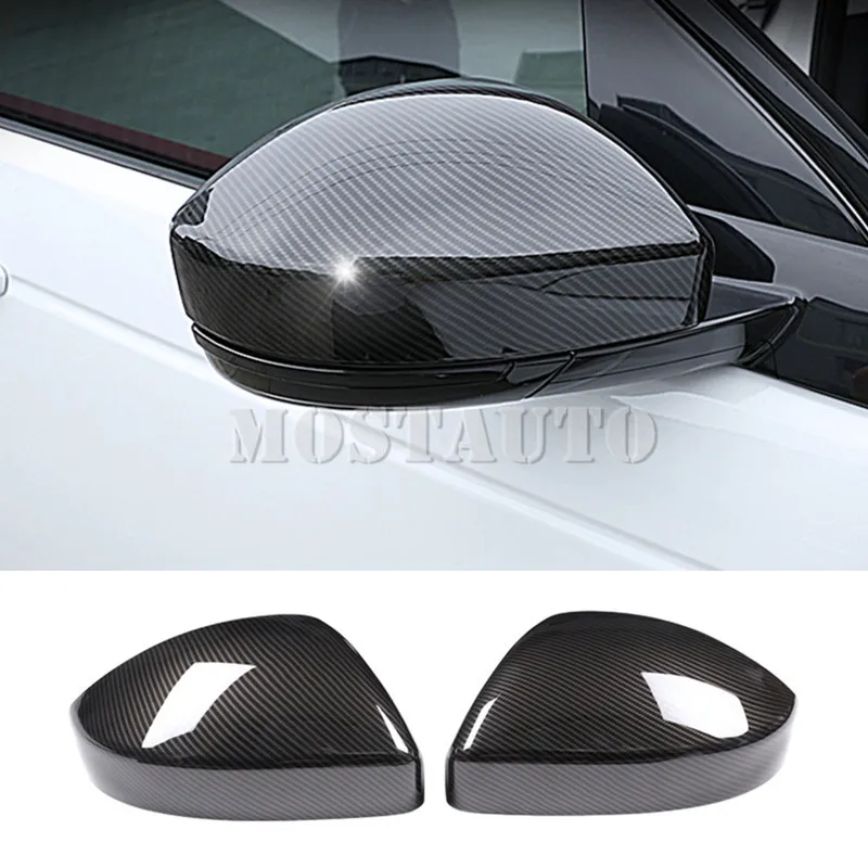 For Land Rover Discovery Sport Carbon Fiber Style Rearview Mirror Cover