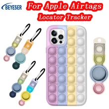 Aliexpress - New Arrival Suitable For Apple Airtags Liquid Silicone Protection Locator Tracker Anti-Lost Device Keychain Protective Cover