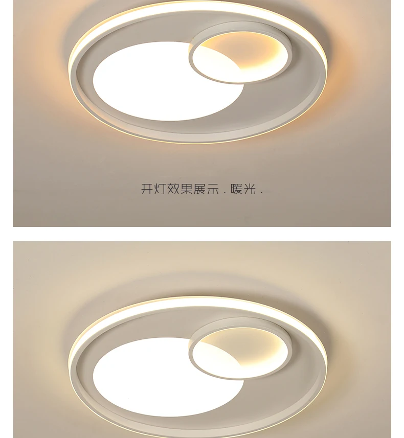 LICAN современные светодиодные потолочные лампы для гостиной спальни круглой квадратной поверхности mou