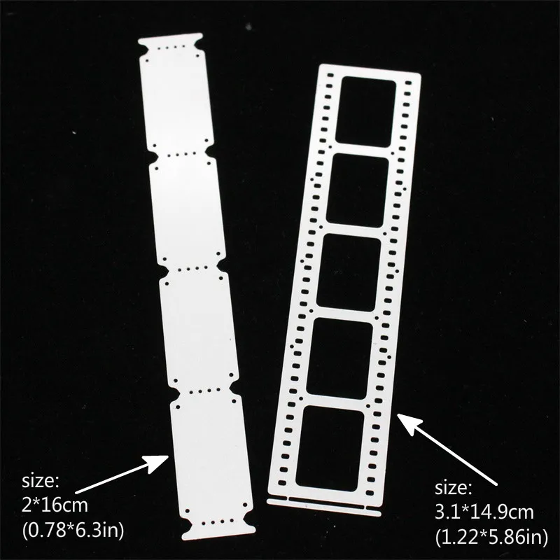 Ленты Пленки и билетов металлические Вырубные штампы трафареты для DIY скрапбукинга/фотоальбом декоративное тиснение бумажные карты