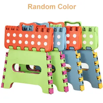 

Plastic Multi Purpose Folding Step Stool Home Train Outdoor Storage Foldable Outdoor Storage Foldable Kids Holding Stool Camping