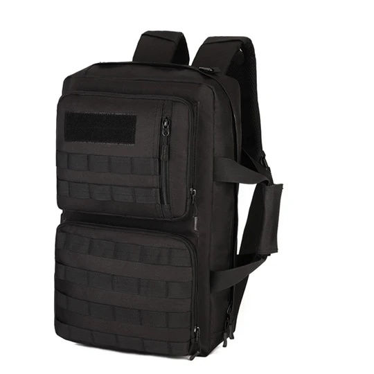 Black Камуфляжный Военный Тактический Рюкзак Molle, штурмовая сумка, армейский рюкзак для альпинизма, для ноутбука, для спорта на открытом воздухе, путешествий, кемпинга, походов, трекинга - Цвет: Black
