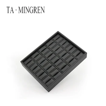 

New Product Stackable Jewelry Display Tray For Ring Pu Jewellery Display Tray