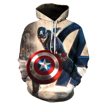 

The Avengers Shine 3D Print Marvel Men Hoodies Tracksuit Pullover Hoody Avengers Endgame Outdoor Coat Brand Dropship