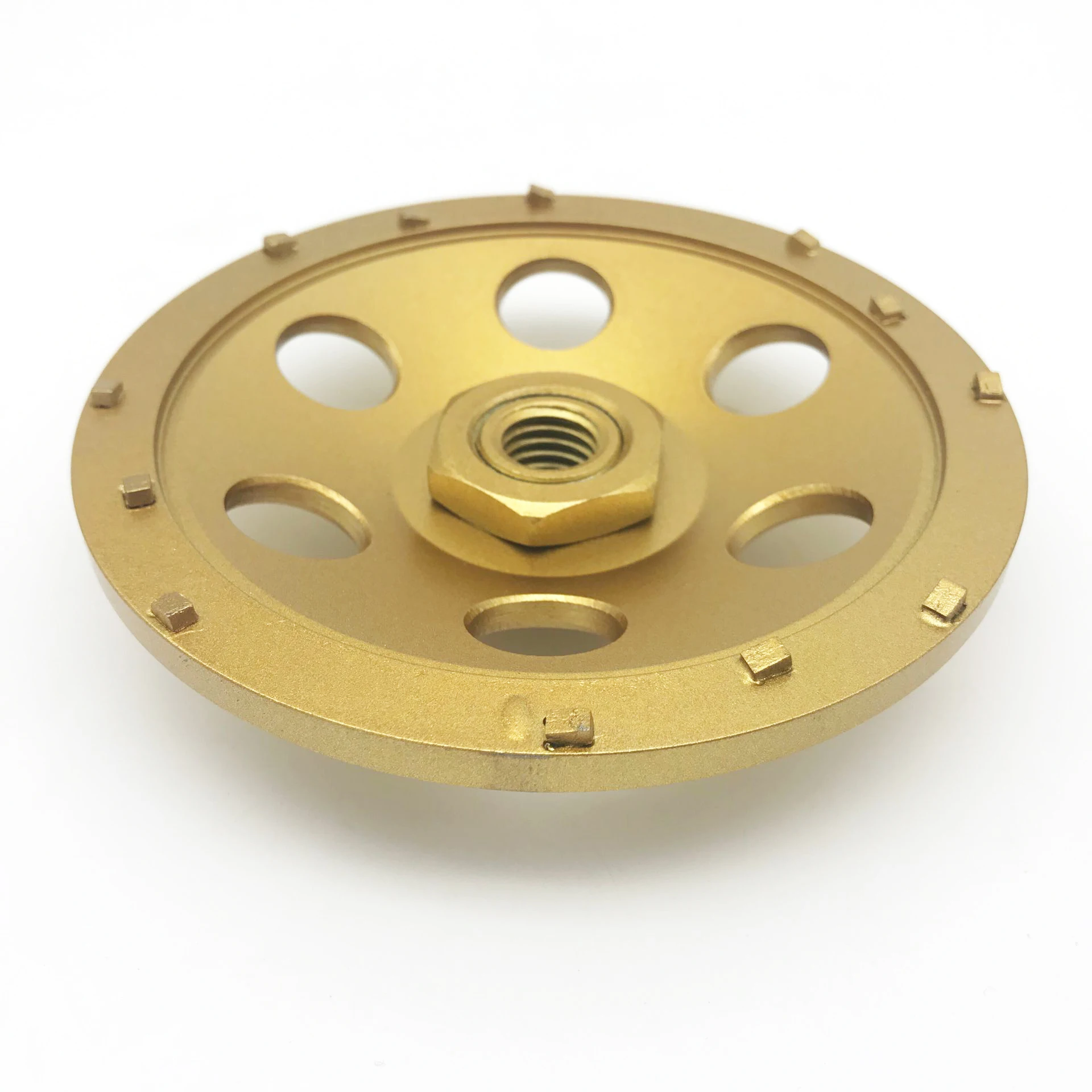 

PCD Grinding Cup Wheel 12 Segments M14 or 5/8"-11 Threads