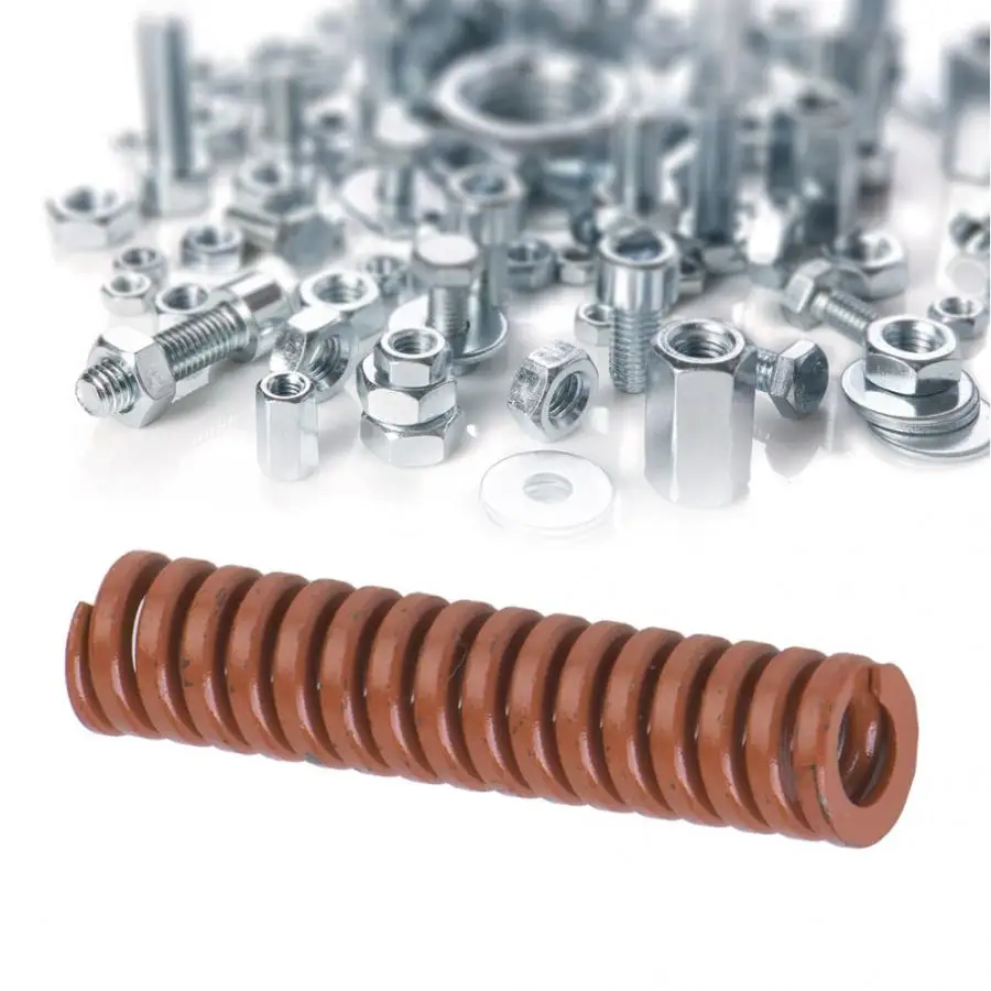

2pcs/set Brown OD 10mm ID 5mm Heavy Load Mould Die Spring