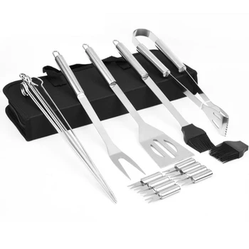 

20 Pcs Barbecue Tool, Stainless Steel BBQ Tools Sets Cooking Utensil Set BBQ Grill Tools Kit Barbecue Accessories