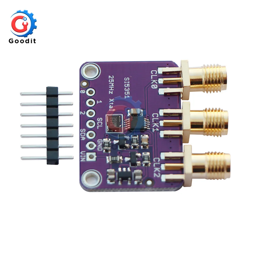 CJMCU-5351 Si5351A Si5351 I2C генератор часов Breakout Board модуль генератор сигналов часы 8 кГц-160 МГц для Arduino DC 3 V-5 V