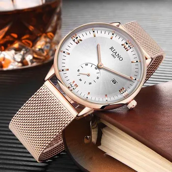 

Luxury Brand Men Analog Steel Sports Watches Men's Army Military Watch Male Date Quartz Clock Rose Gold Relogio Masculino 2020