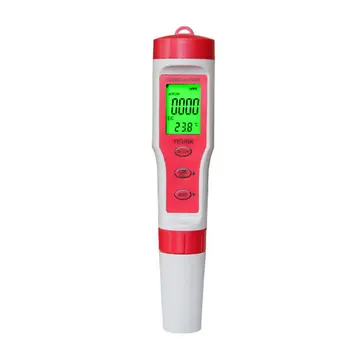 

Portable Digital 4 in 1 PH/TDS/EC/TEMP Meter Water Quality Purity Tester Pen Filter Measuring with Backlight