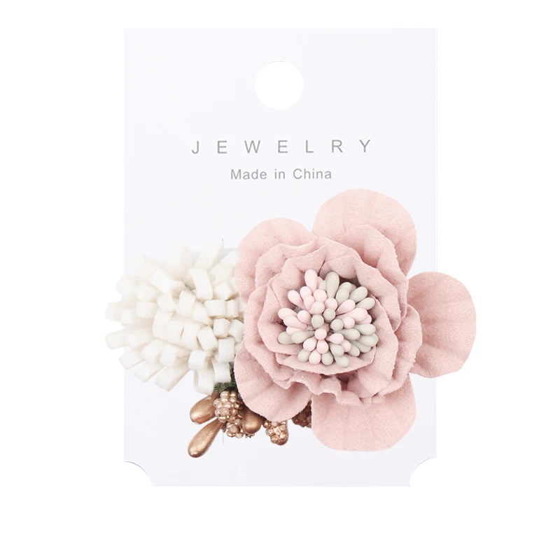 50 IBOWS Hair Accessories Lovely Baby Headband Fake Flower Nylon Hair Bands For Kids Artificial Floral Elastic Head Bands Headwear - Цвет: 50