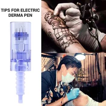 

1Pcs A6 Needles CartridgesTips For Electric Derma Pen Auto Micro Needle We have Eu AU UK US plug machine please choose you need