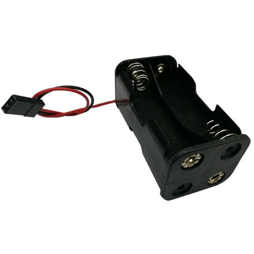 

RC model plastic black battery storage holder 15cm for 4x1.5V AA