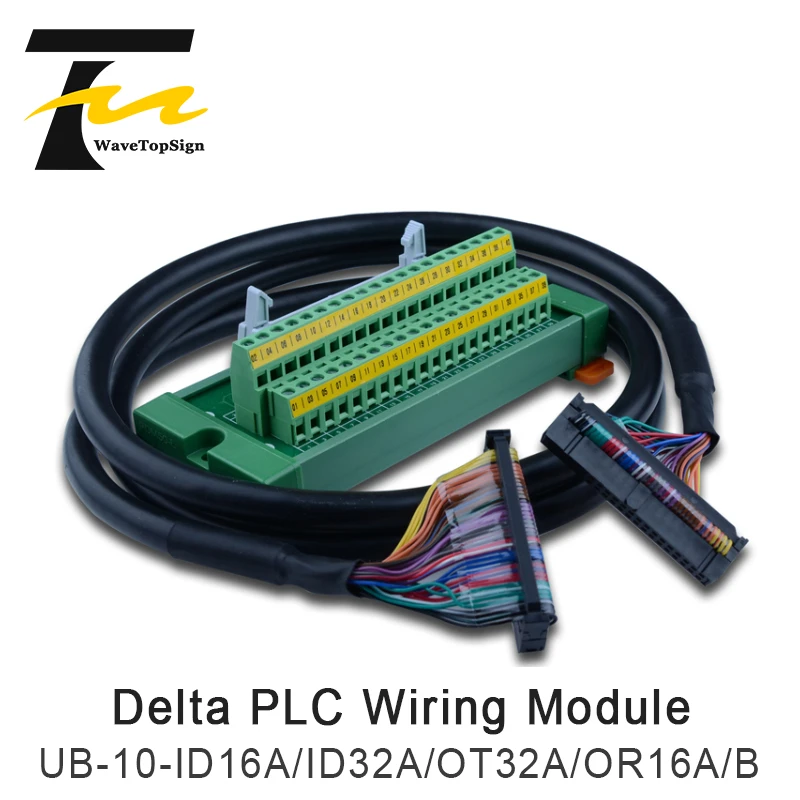 Delta Plc Wiring Module Terminal Station Ub 10 Id16a Id32a Ot32a Or16a B 32 Bits Power Cords Extension Cords Aliexpress
