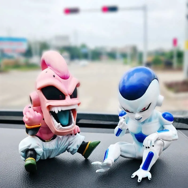 

Dragon Ball Finger Spoof Angry Majin Buu Freeza Cell Garage Kit Model Car Mounted Decoration