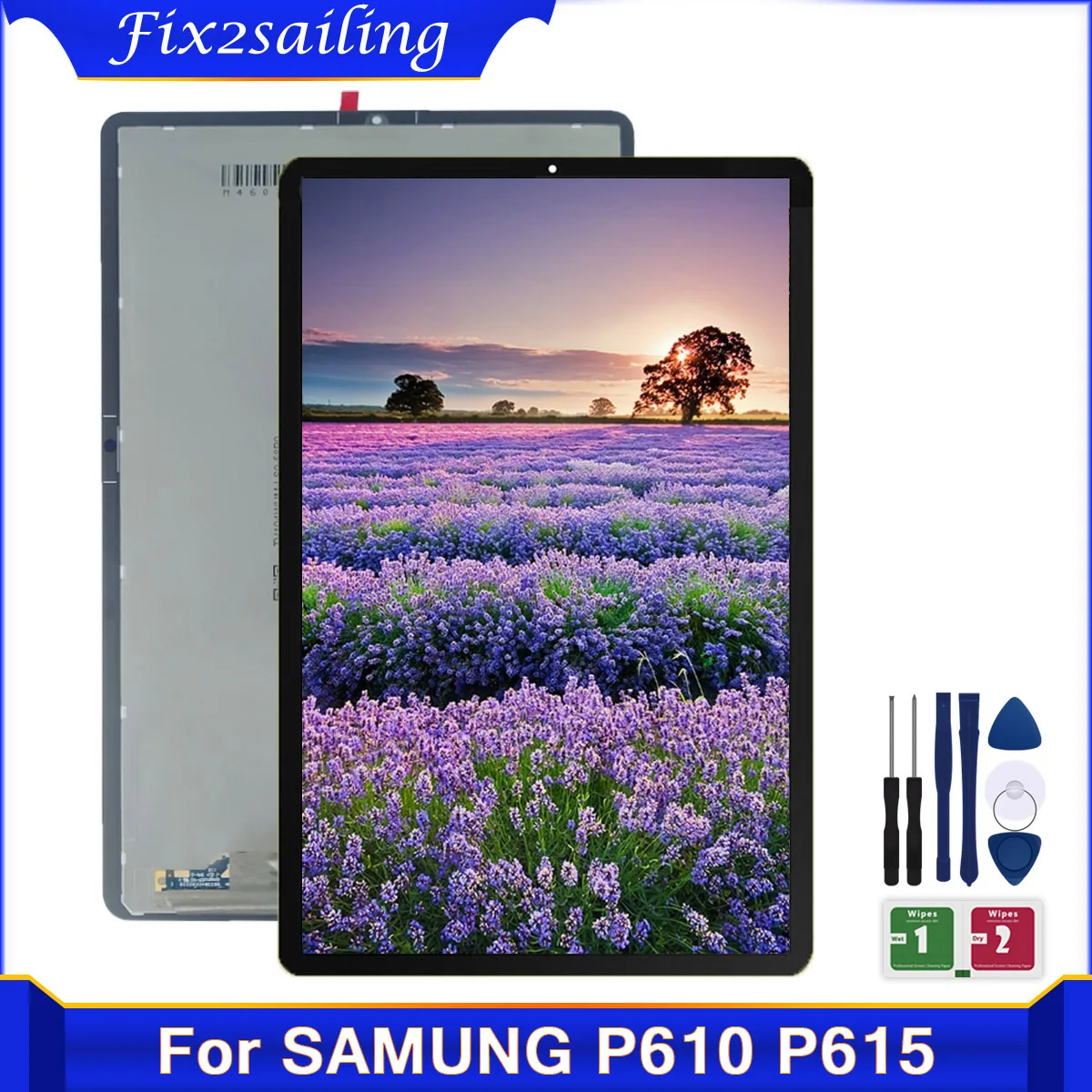 Novo 10.4 polegada display lcd para samsung galaxy tab s6 lite SM P610
