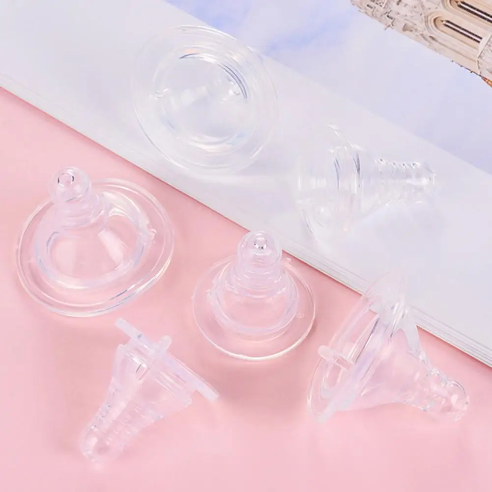 

Silicone Baby Breast Milk Feeding Bottle Wide Mouth Nipple Teat Replacement New Nibler Dummy Baby Feeding Pacifier Accessories