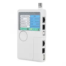 4-в-1 Портативный LAN Кабельный тестер дистанционного RJ11 RJ45 USB кабель BNC для UTP STP Кабели выключатель Finder