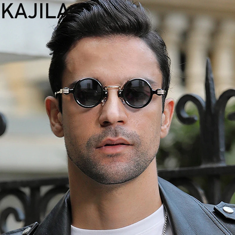 Occhiali da sole rotondi Vintage moda donna 2022 occhiali da sole Steampunk  di marca di lusso per uomo con custodia occhiali da sole piccoli Lentes De  Sol|Men's Sunglasses| - AliExpress