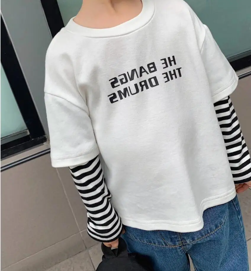 Boys'Dress весенне-осенняя одежда для мальчиков; Новинка; детская куртка с длинными рукавами в иностранном стиле; джемпер - Цвет: 1
