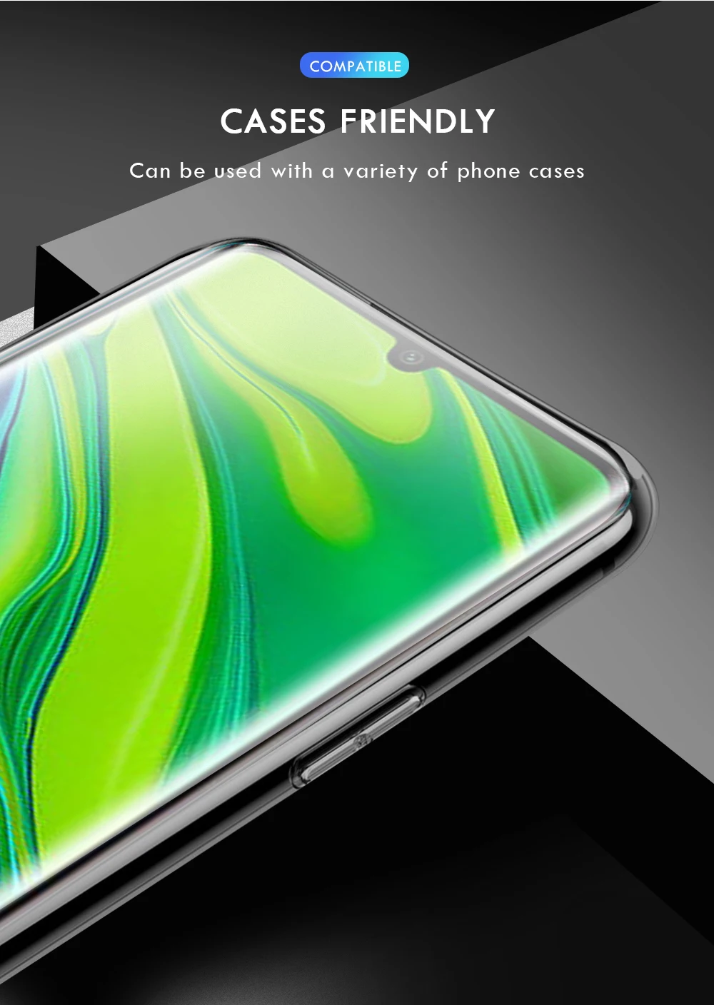 Полное покрытие гелевая Защитная пленка для Xiaomi mi Note 10 PRO матовая защита экрана Антибликовая для xio mi CC9 PRO 3D Гидрогелевая пленка
