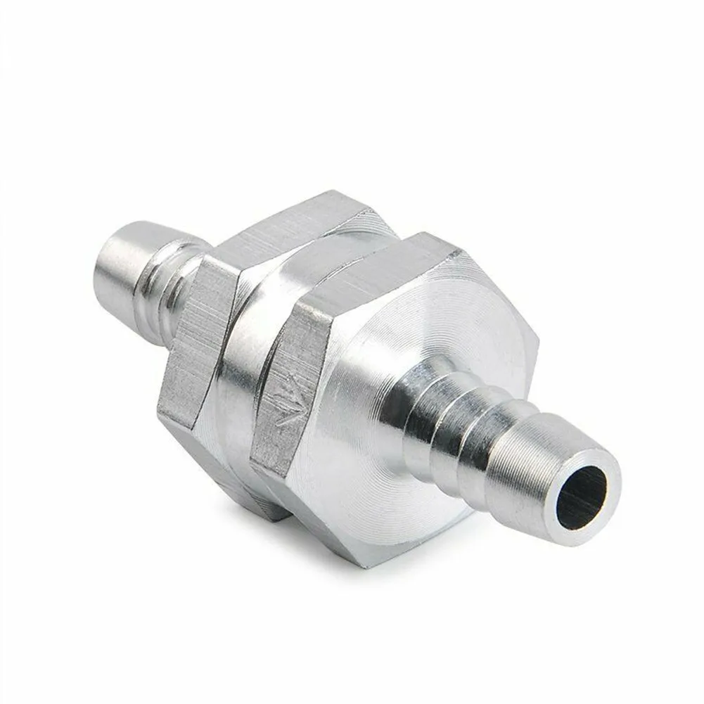 2PCS Fuel Non Return Check Valves 8mm One Way Aluminium Fuel Non Return