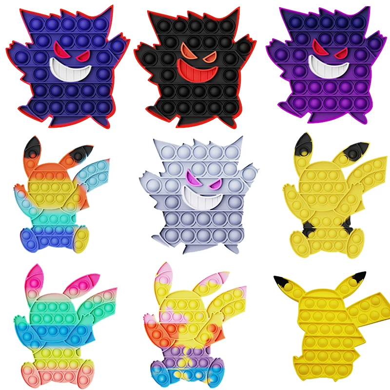 Mainan Pokemon Gengar Pop It Fidget 