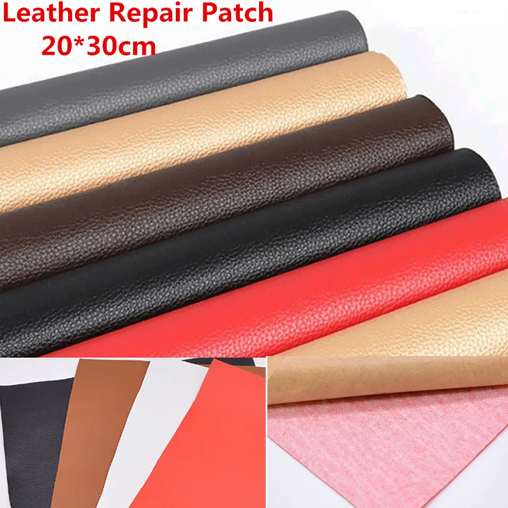 20*30cm Self Adhesive Car Leather Repair Patch Stick-on No Ironing