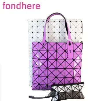 

FONDHERE new spring and summer radiation bag rhombic folding collection rhombic Bag Fashion Shoulder bag carrying bag