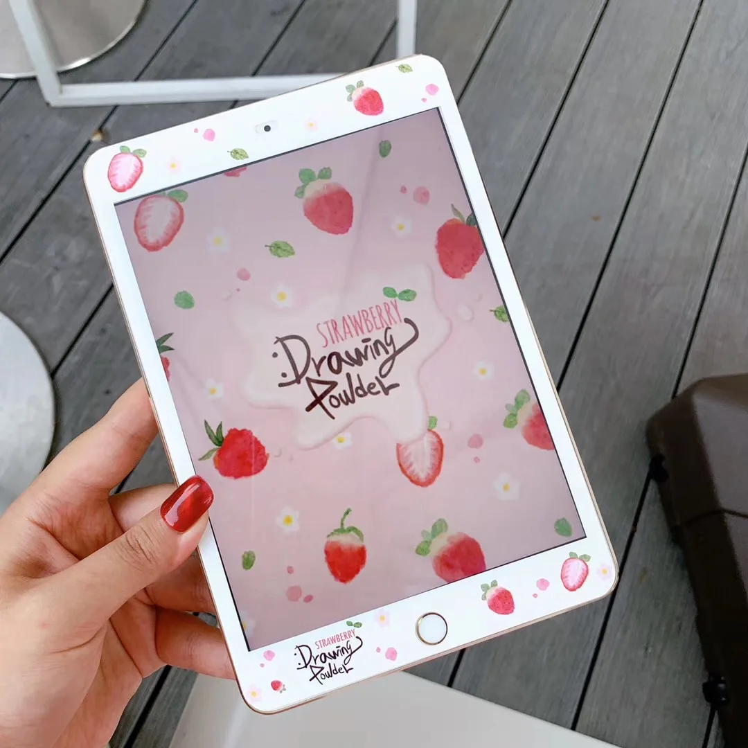 

7.9 inch Tempered Glass For iPad Mini 4/Mini 5 Pink Panther Cardcaptor Sakura Sailor Moon Fruit Pattern Screen Protector