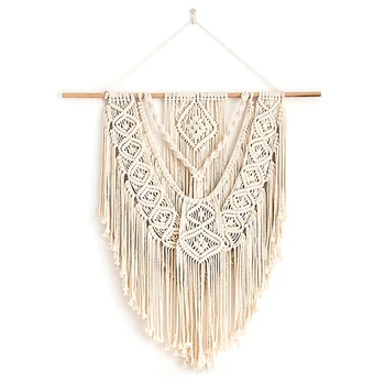 

Wall Hanging Driftwood Decor Boho Woven Home Decoration for Bedroom Living Room Gallery Perfect Handmade Gifts