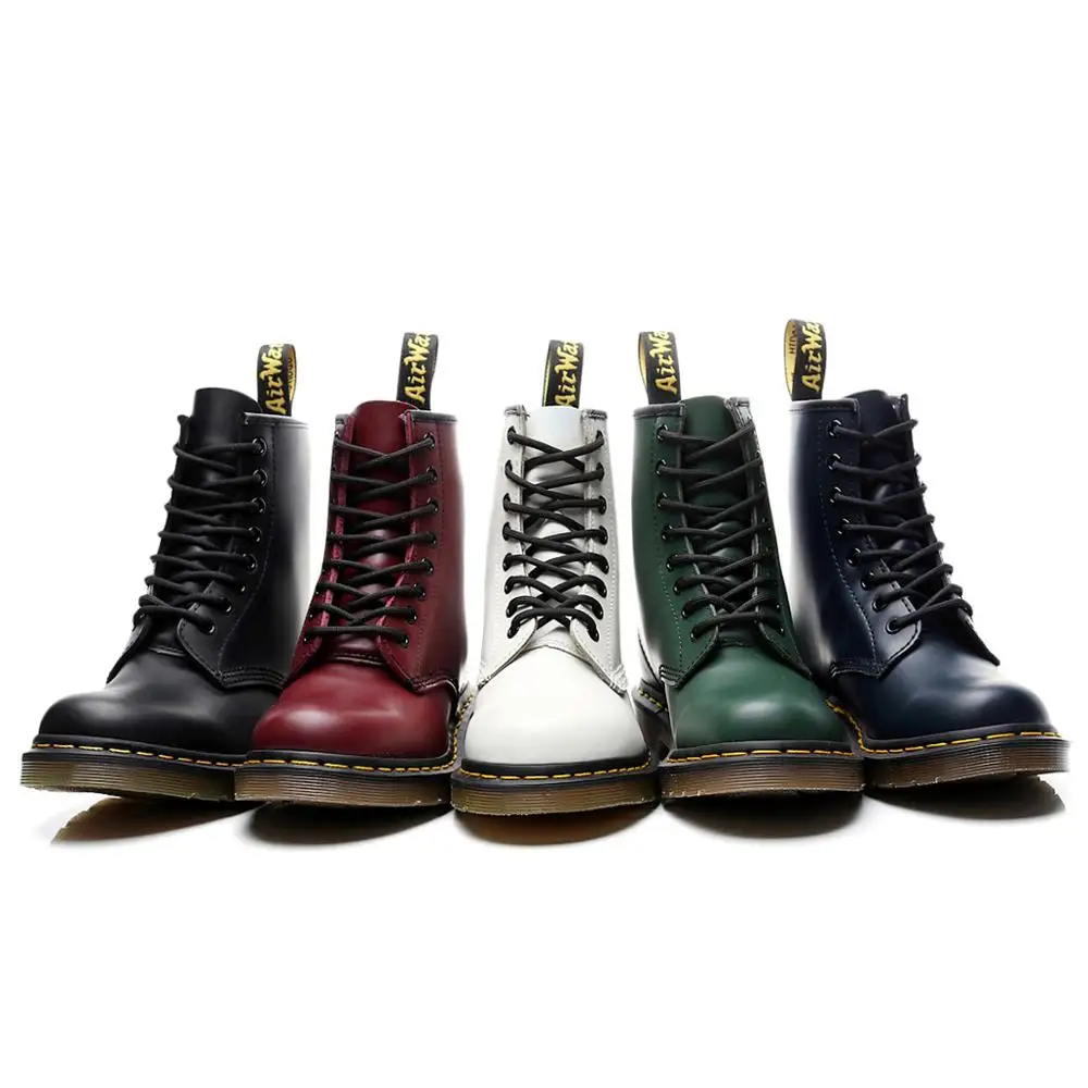 

Women Boots Genuine Leather Ankle Boots For Women Warm Fur Winter Couple Shoes Casual Dr. Motorcycle Shoes Zapatos Mujer