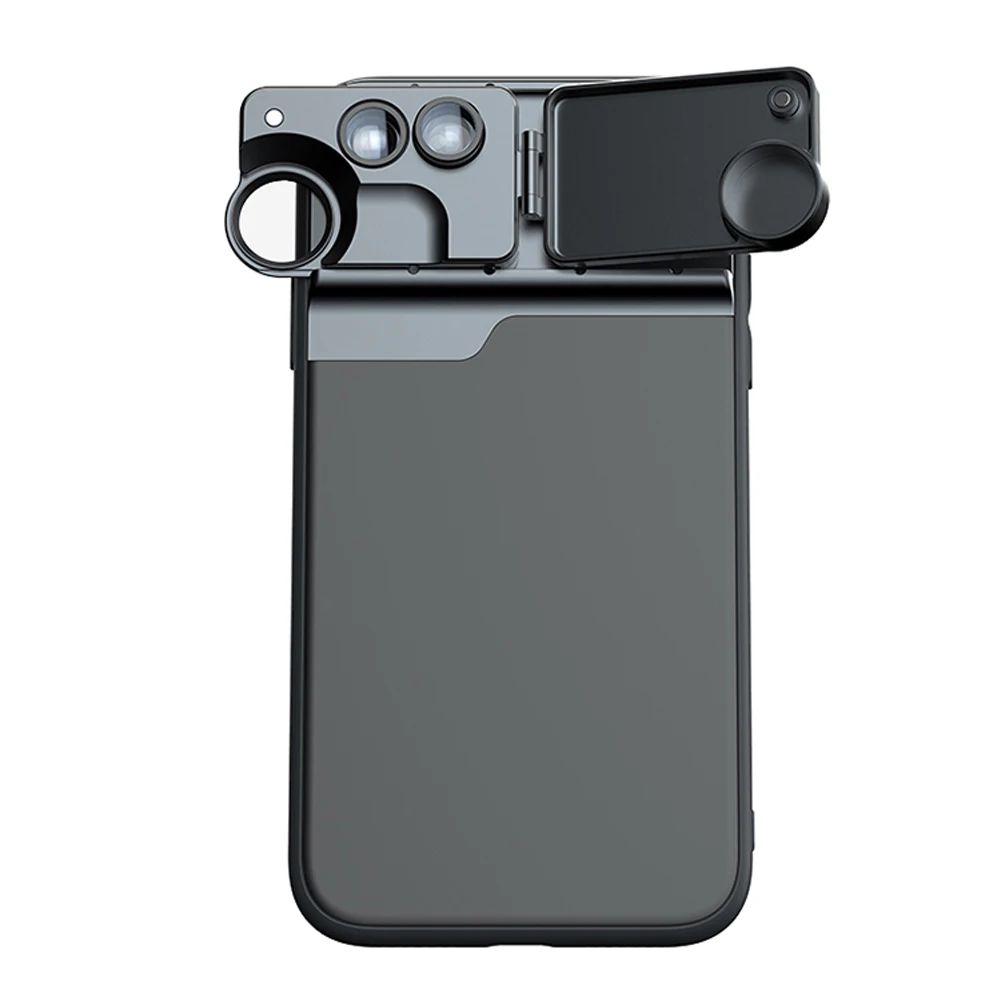 Мобильный чехол для телефона 3 в 1 телефон объектив Мини объектив защитный чехол Комплект CPL 180 ° рыбий глаз 10X Макро объектив для iPhone 11