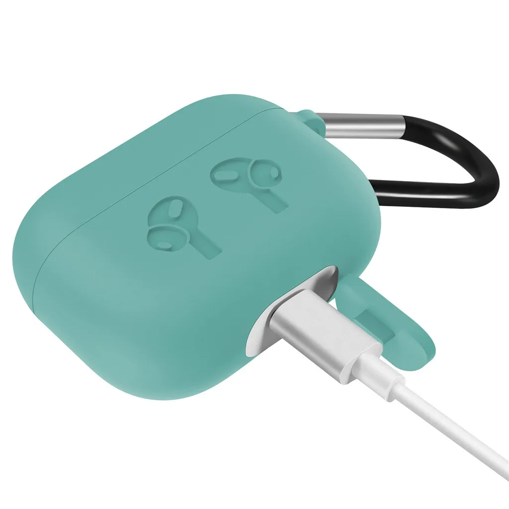 HIPERDEAL 14 цветов Чехол для AirPods Pro беспроводной зарядный чехол силиконовый защитный чехол с кольцом держатель 19Oct30