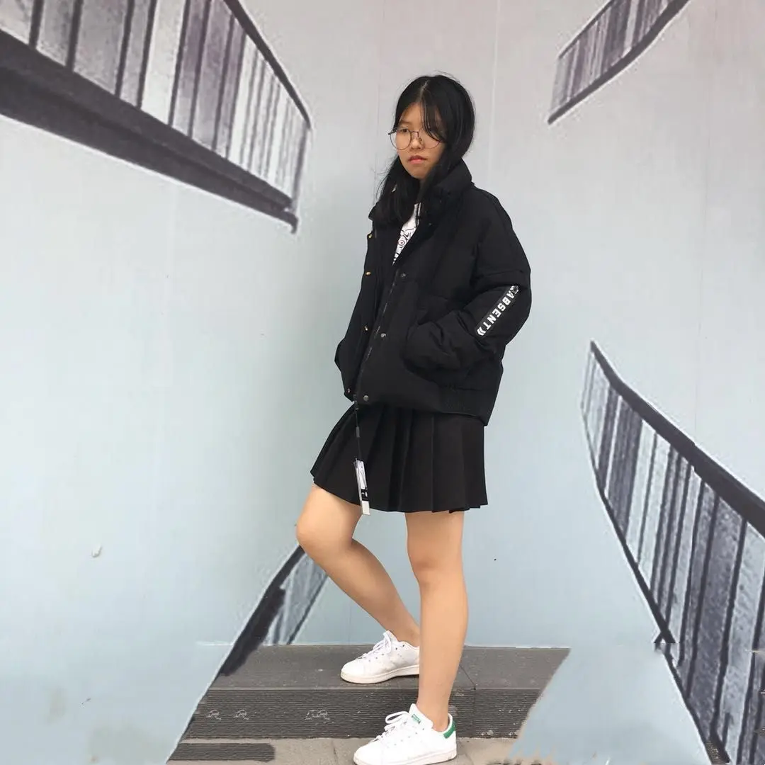 New Style Winter Goose down Jacket Women's Fashion Casual Short Loose-Fit Western Style Trend Coat