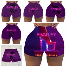 Novo calções femininos impressão plus size shorts doces lanches verão sexy de cintura alta roupas femininas moda tendência frete grátis