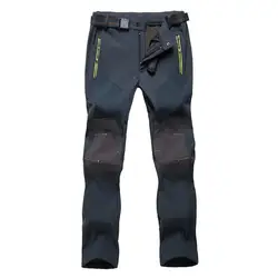 Водонепроницаемые мужские пуховые утолщенные прямые ветрозащитные штаны для кемпинга, альпинизма, зарядного устройства, сохраняющие