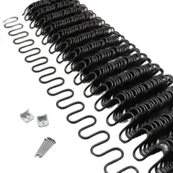 5pcs 35/40/45/50/55cm Sofa Couch Recliner Replacement Coil Seat Back Repair Kit With Spring Clips 40mm Wire Nails
