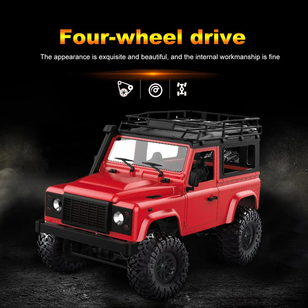

1:12 MN-90K RC Crawler Car 2.4G 4WD Remote Control Big Foot Off-road Crawler Military Vehicle Model RTR Remote Control Truck Toy