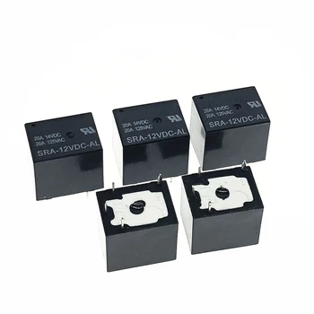 

10Pcs 5V 12V 24V 20A DC Power Relay SRA-05VDC-CL SRA-12VDC-CL SRA-24VDC-CL 5Pin PCB Type Black Automobile relay