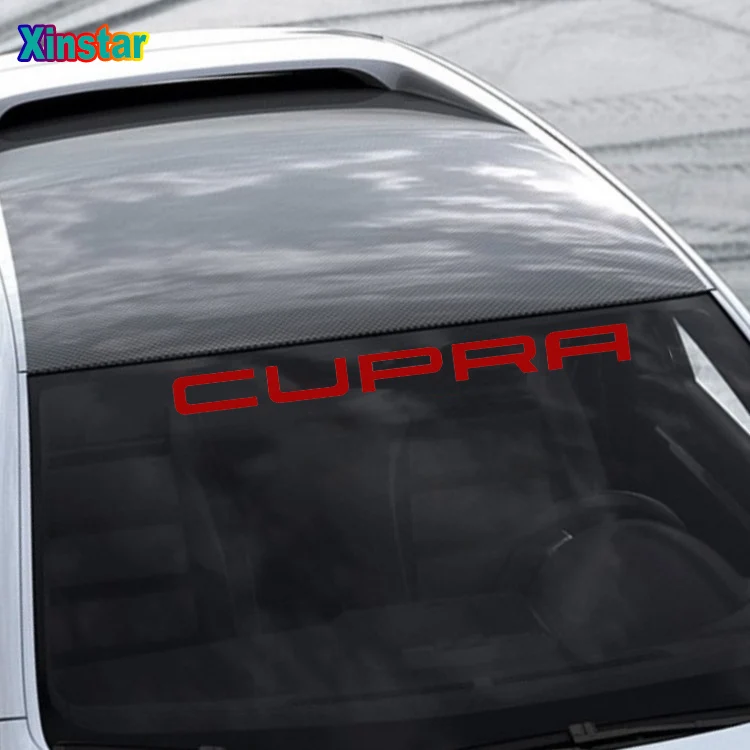 

1pc Car windscreen windshield sticker For SEAT Leon CUPRA Sports Car