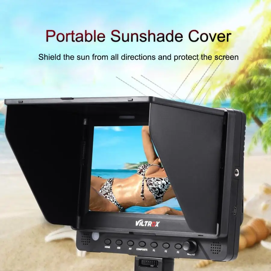 VILTROX DC-70EX " 4 K HD 1024x600 HDMI SDI AV вход камера видео ЖК-дисплей монитор Фото Студия фотография
