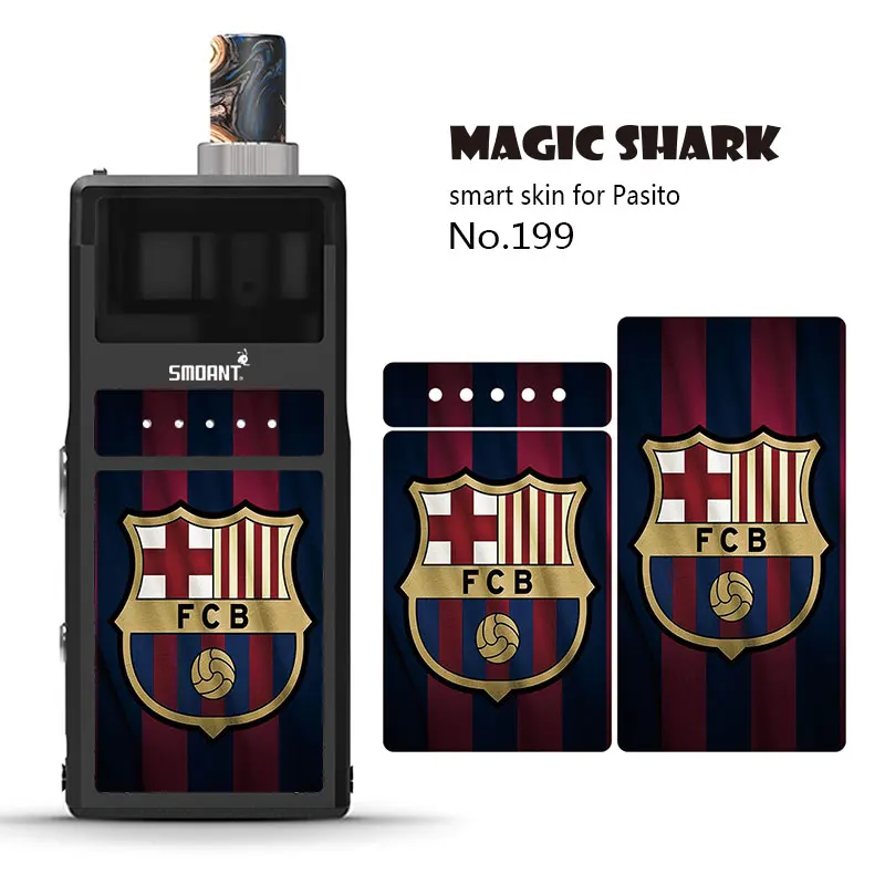 Чехол из ПВХ с принтом Magic Shark 2.5D Bear Lion Joker Stone наклейка для Pasito пленка Smoant 183