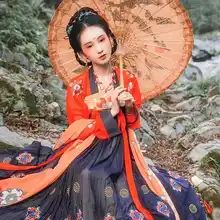 Hanfu праздничный наряд для женщин традиционный костюм Одежда для сцены Косплей древняя одежда Фея Hanfu платье для женщин