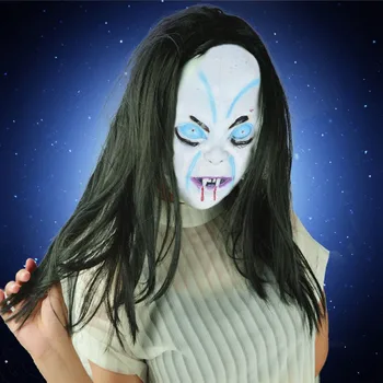 

Halloween Zombie Mask Ghost Festival Horror Mask Scary Halloween Long Hair Ghost Scary Mask Cosplay Props Scary Party Supplies